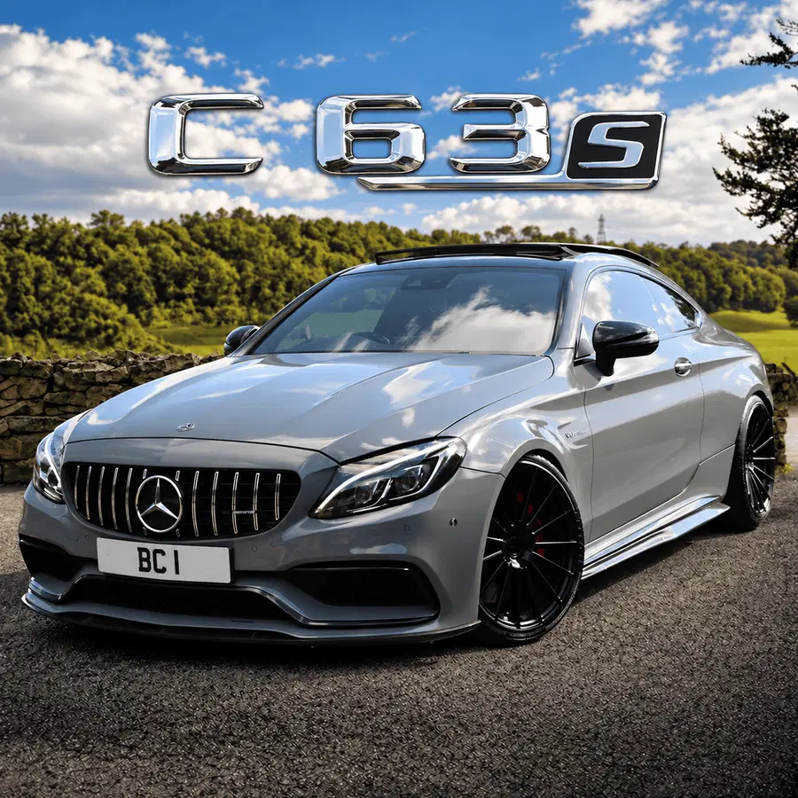 MERCEDES C63 S AMG 4.0L V8 – NARDO GREY – HUGE SPEC