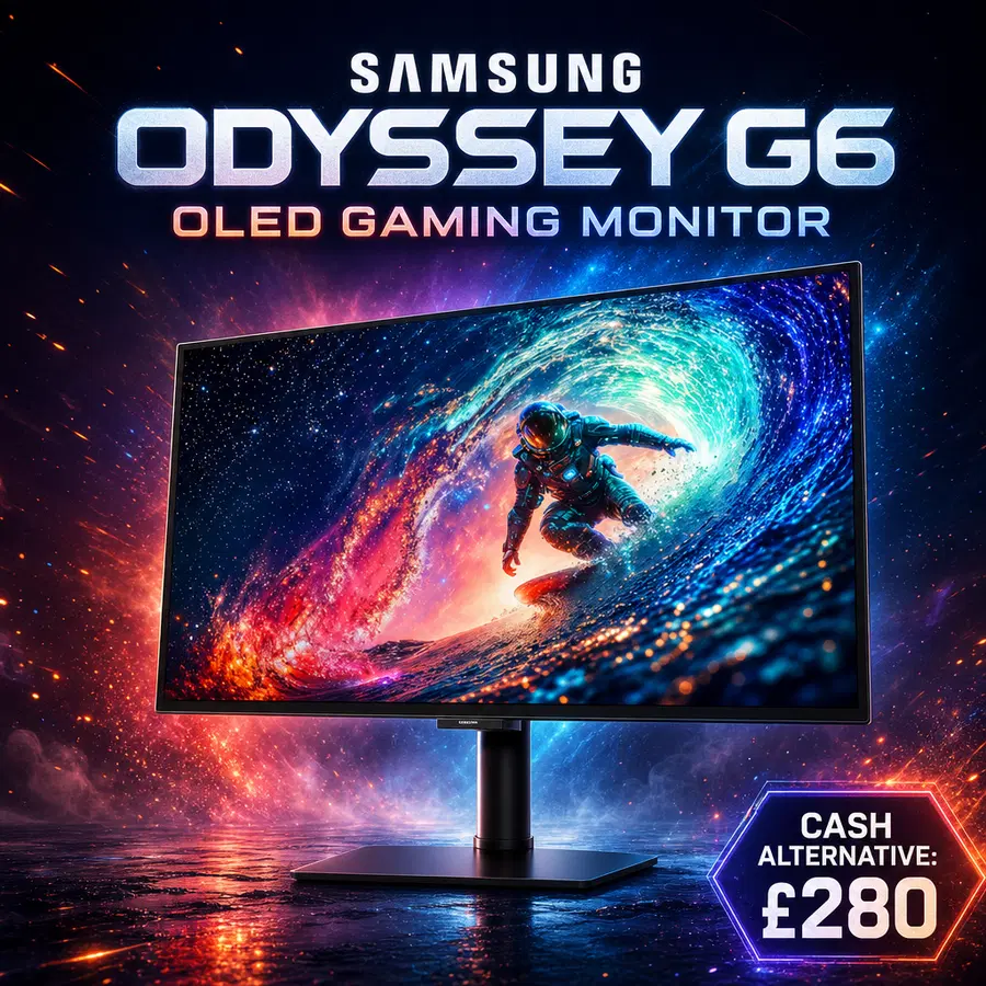 SAMSUNG ODYSSEY G6 OLED GAMING MONITOR