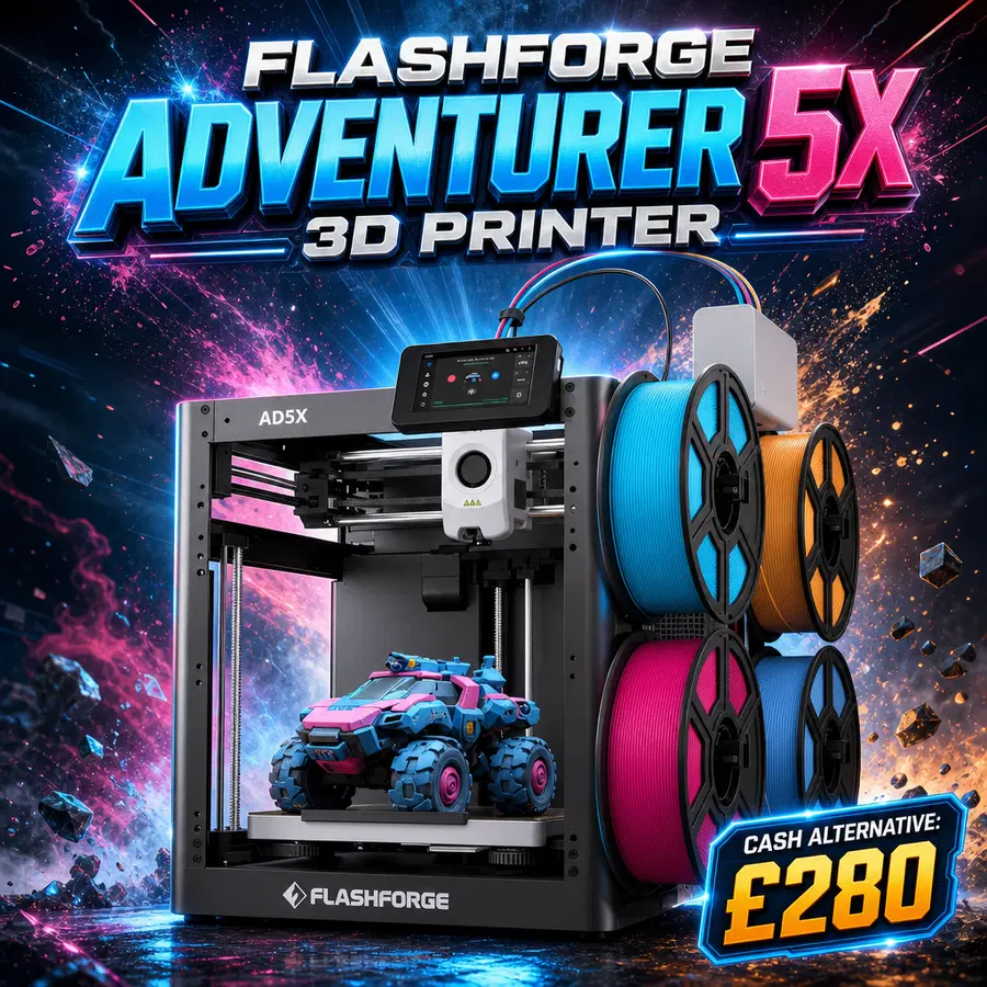 FLASHFORGE ADVENTURER 5X 3D PRINTER