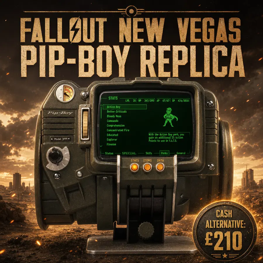 FALLOUT NEW VEGAS PIP-BOY REPLICA