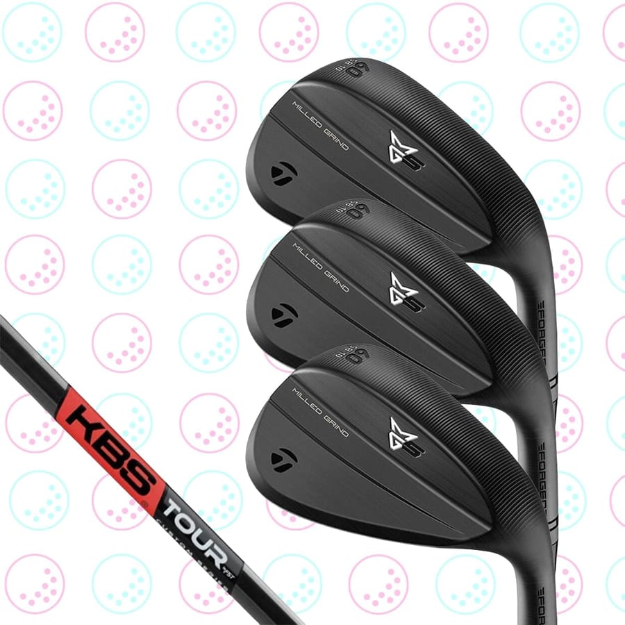 WIN CUSTOM MG5 BLACKOUT WEDGES W/KBS BLACK SHAFT #39