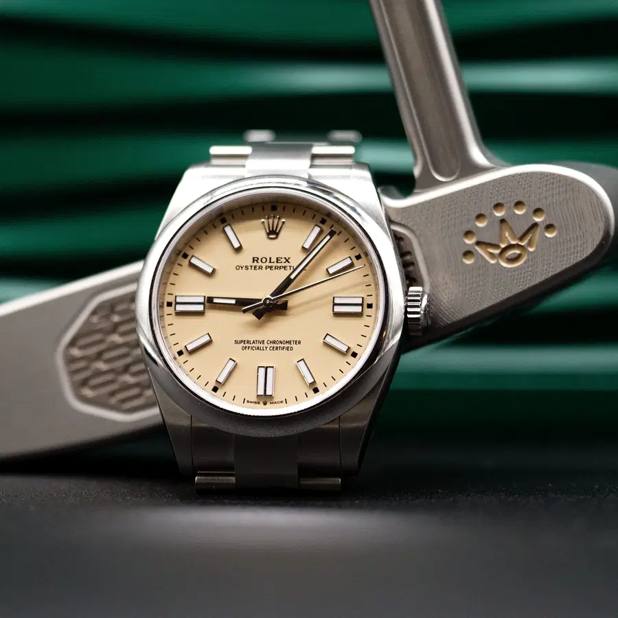 WIN 2026 ROLEX OYSTER PERPETUAL 41 BEIGE DIAL OR £7.5K CASH #1