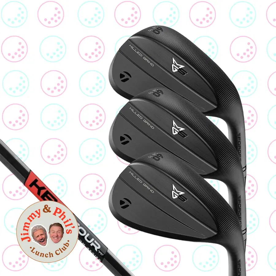 WIN CUSTOM MG5 BLACKOUT WEDGES W/KBS BLACK SHAFT #40