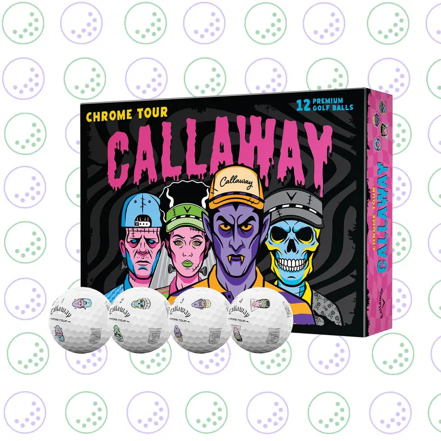 WIN 4 DOZEN LTD EDITION HALLOWEEN CALLAWAY CHROME TOUR #1