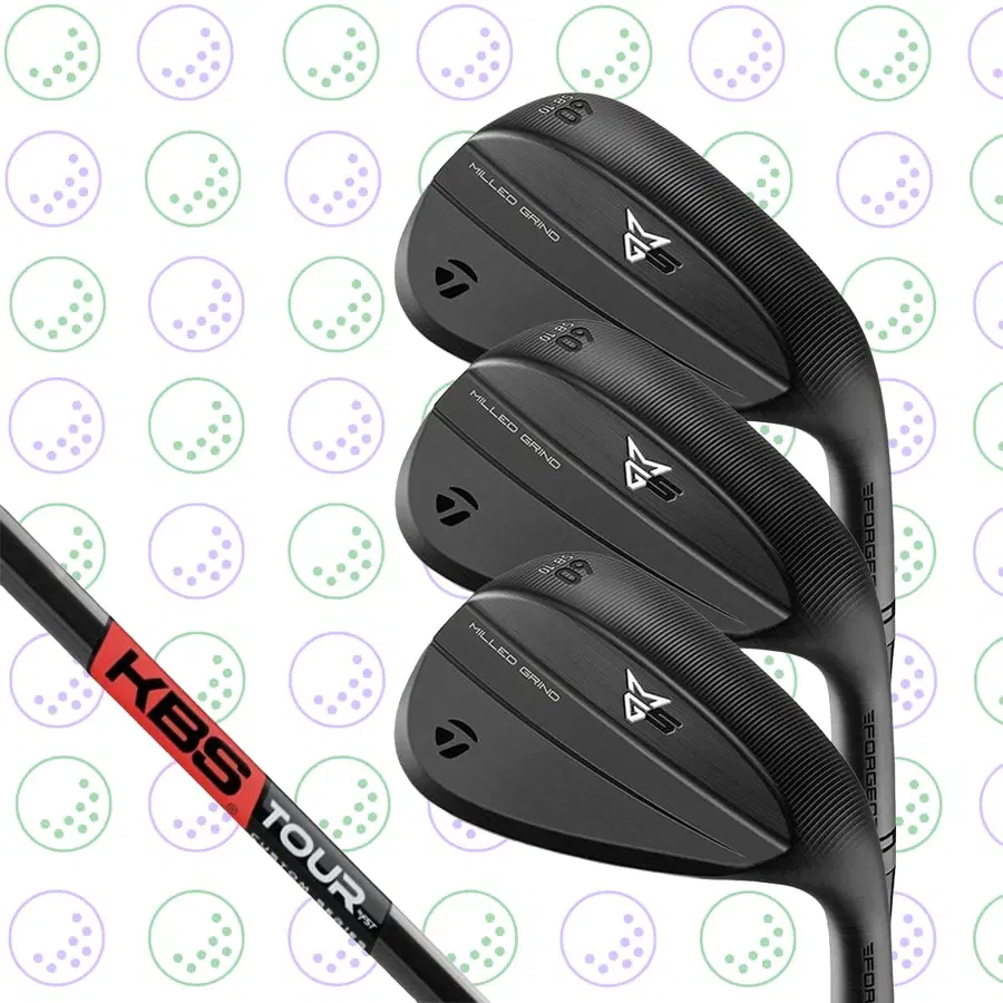 WIN CUSTOM MG5 BLACKOUT WEDGES W/KBS BLACK SHAFT #53