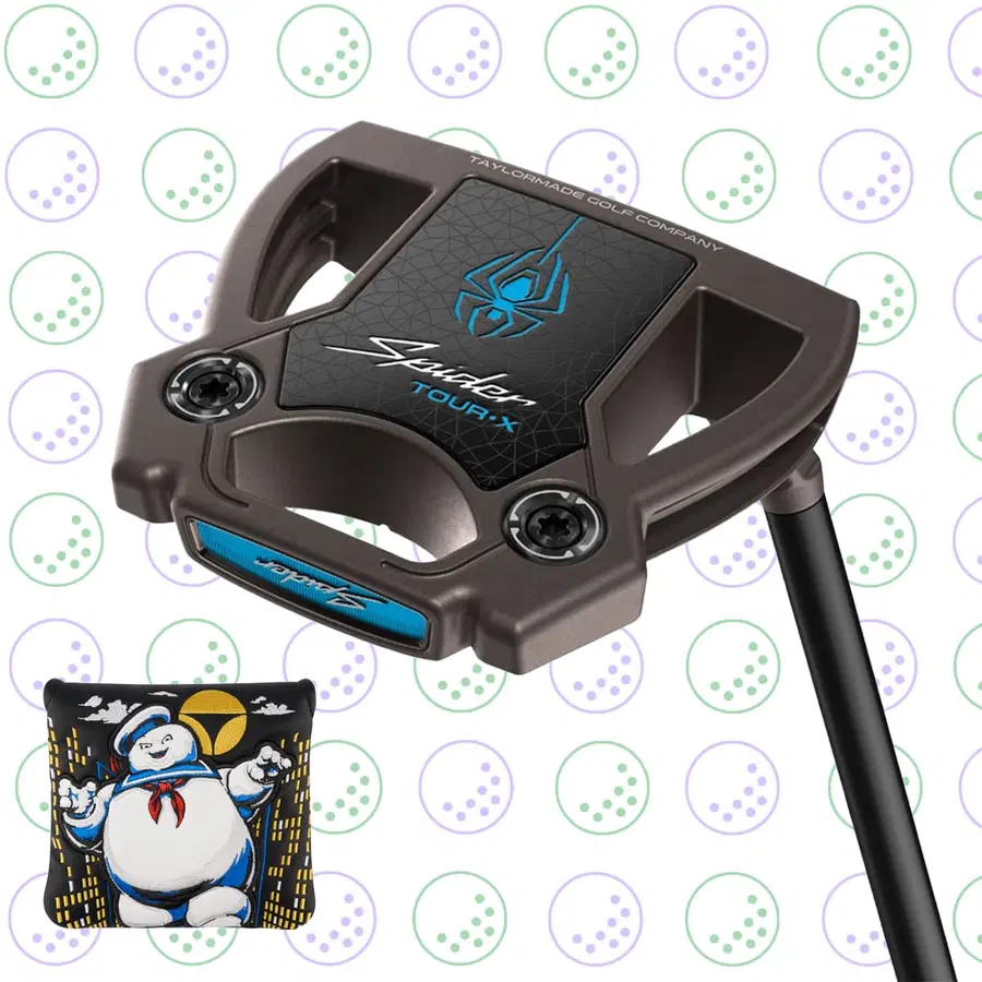 WIN 2026 TAYLORMADE SPIDER TOUR X TORCHED PUTTER W/LTD EDITION GHOSTBUSTERS HEADCOVER #1
