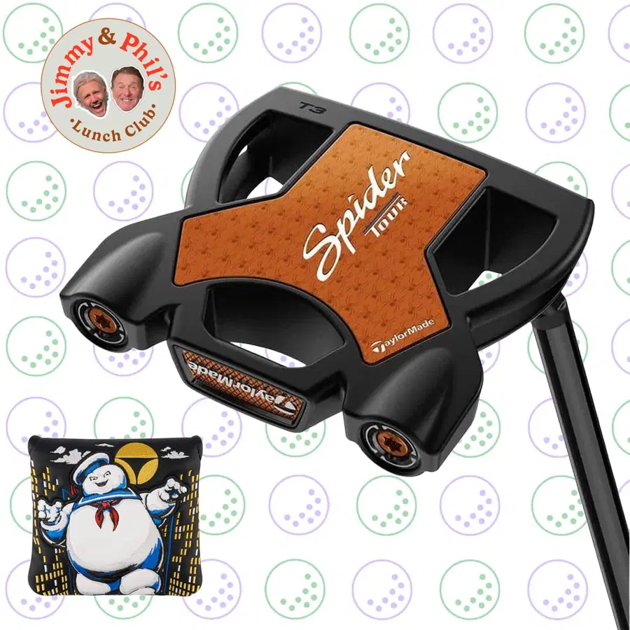 WIN TAYLORMADE SPIDER TOUR BLACK PUTTER W/LTD EDITION GHOSTBUSTERS HEADCOVER #2