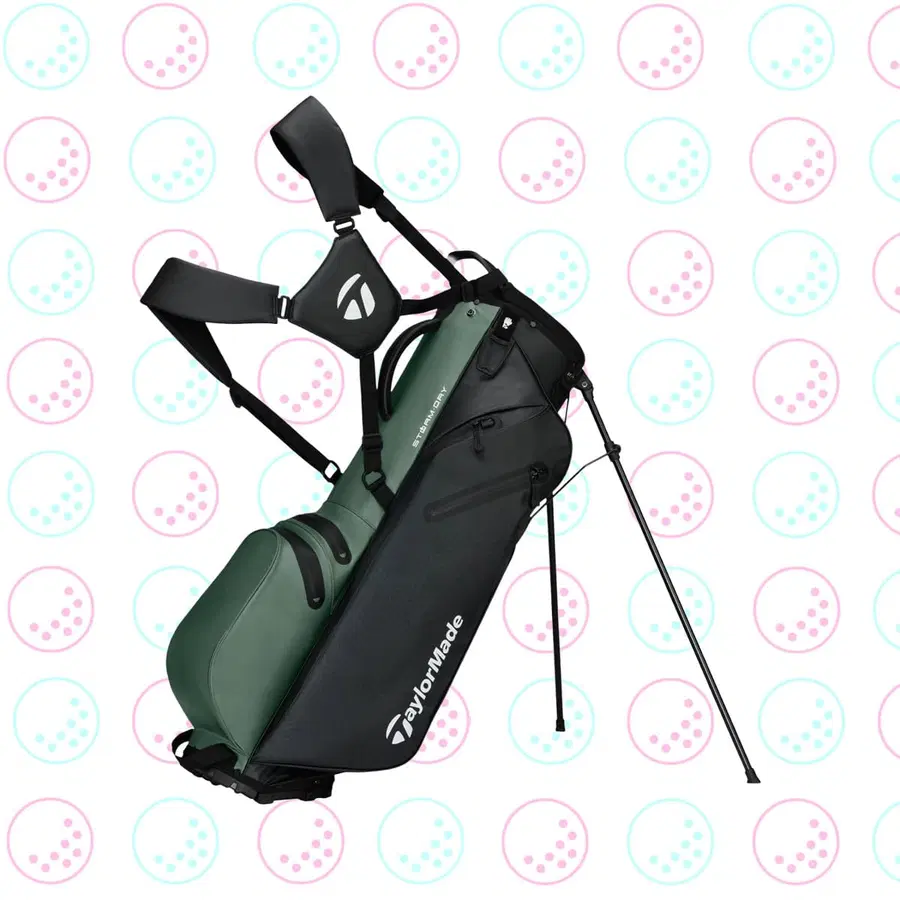 WIN TAYLORMADE STORM DRY STAND BAG BLACK/DARK SAGE #1