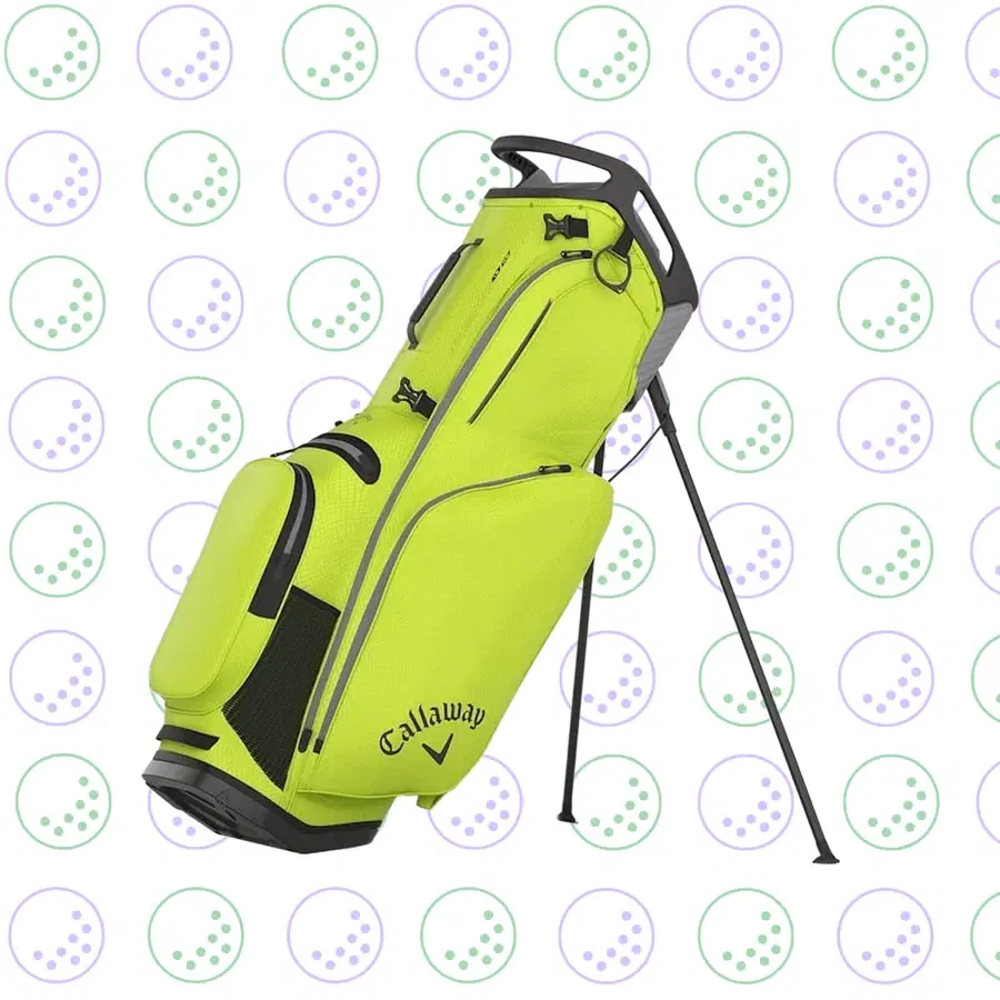 WIN CALLAWAY FAIRWAY 14 FLUORESCENT YELLOW STAND #1