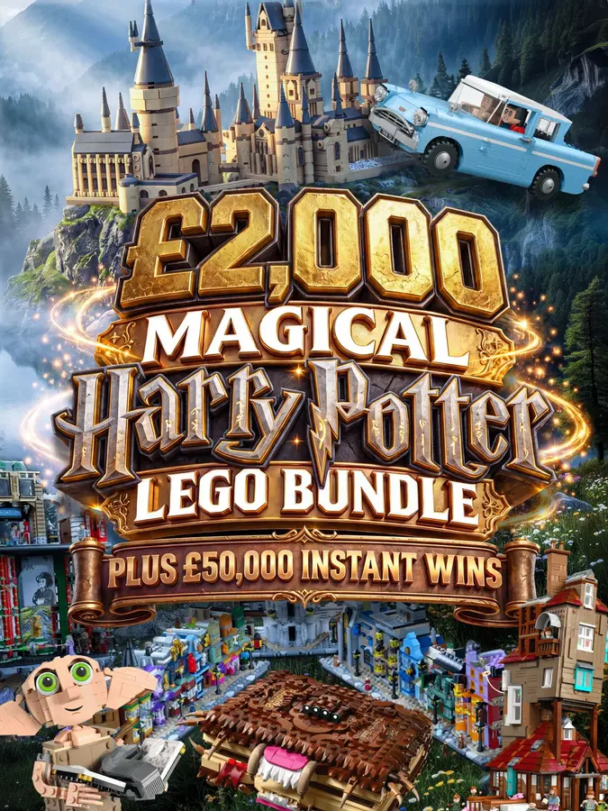 LEGO Magical HARRY POTTER £2K Bundle! £50,000 LEGO Instant Wins