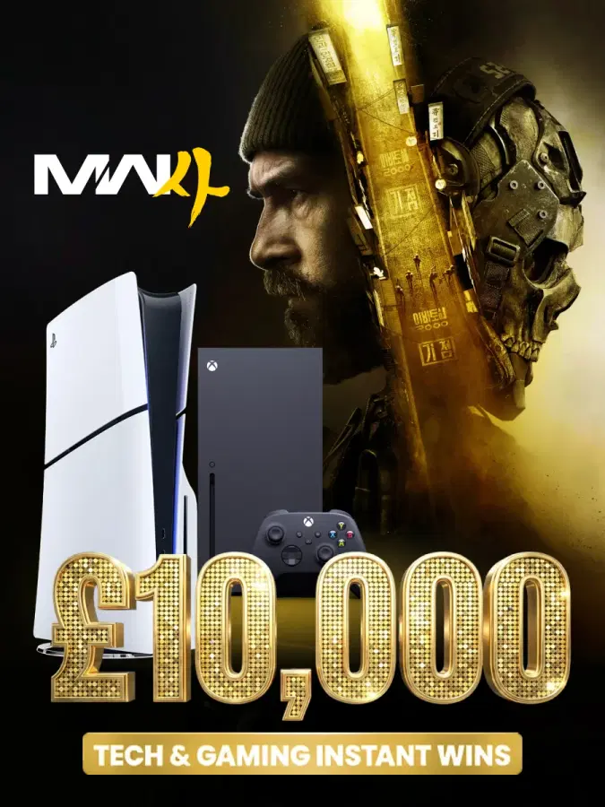 NEW! CALL OF DUTY MW4 Console Bundle! £10,000 Gaming Prizes