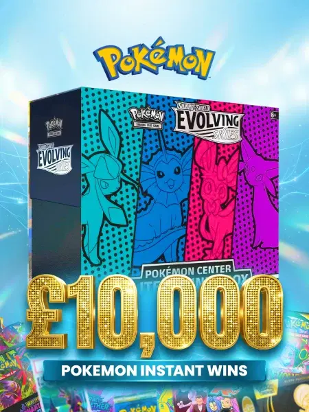 Pokémon EVOLVING SKIES ETB! £10,000 Pokémon Prizes