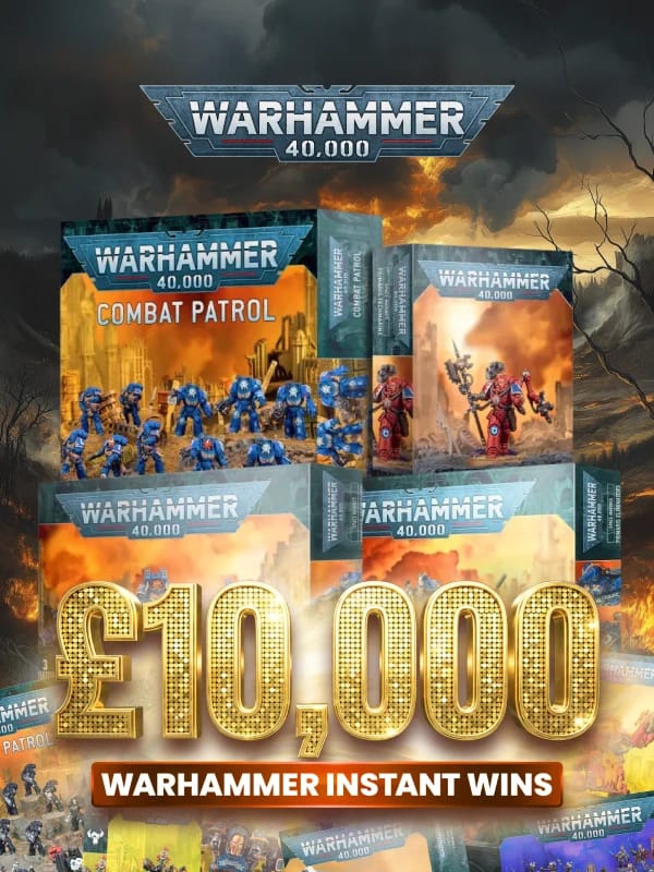 £1000 Warhammer Army Bundle! £10,000 Warhammer Prizes