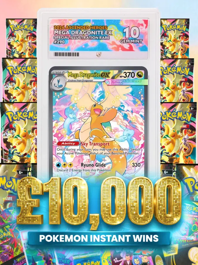 Pokémon ASCENDED HEROES! £10,000 Pokémon Prizes