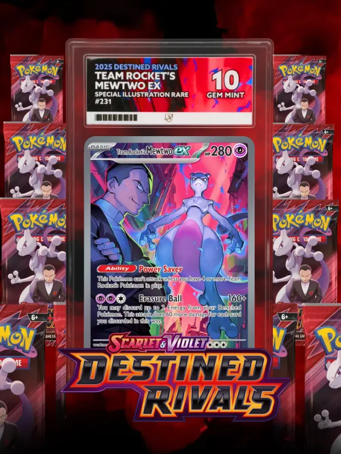 Pokémon DESTINED RIVALS Ultimate! ACE 10 Team Rocket’s Mewtwo EX!