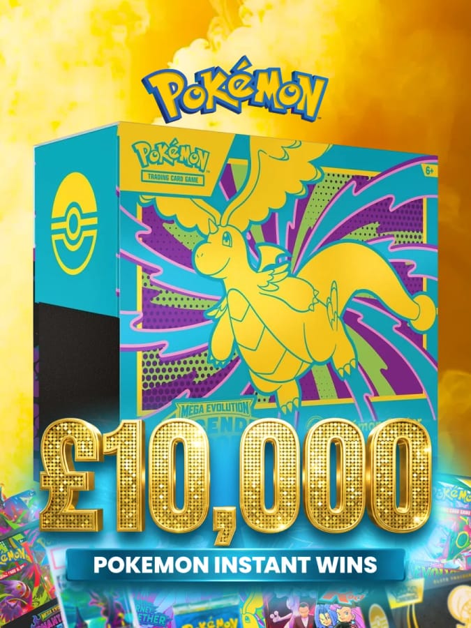 Pokémon Center ASCENDED HEROES! £10,000 Pokémon Prizes