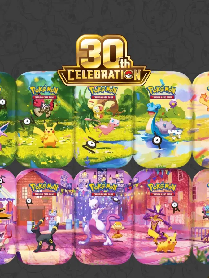 Pokémon Center 30TH CELEBRATION 10x Mini Tin Collection
