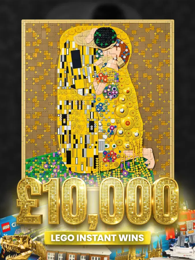 NEW LEGO THE KISS! £10,000 LEGO Prizes