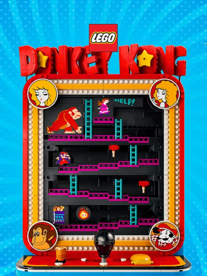 NEW LEGO Donkey Kong Arcade
