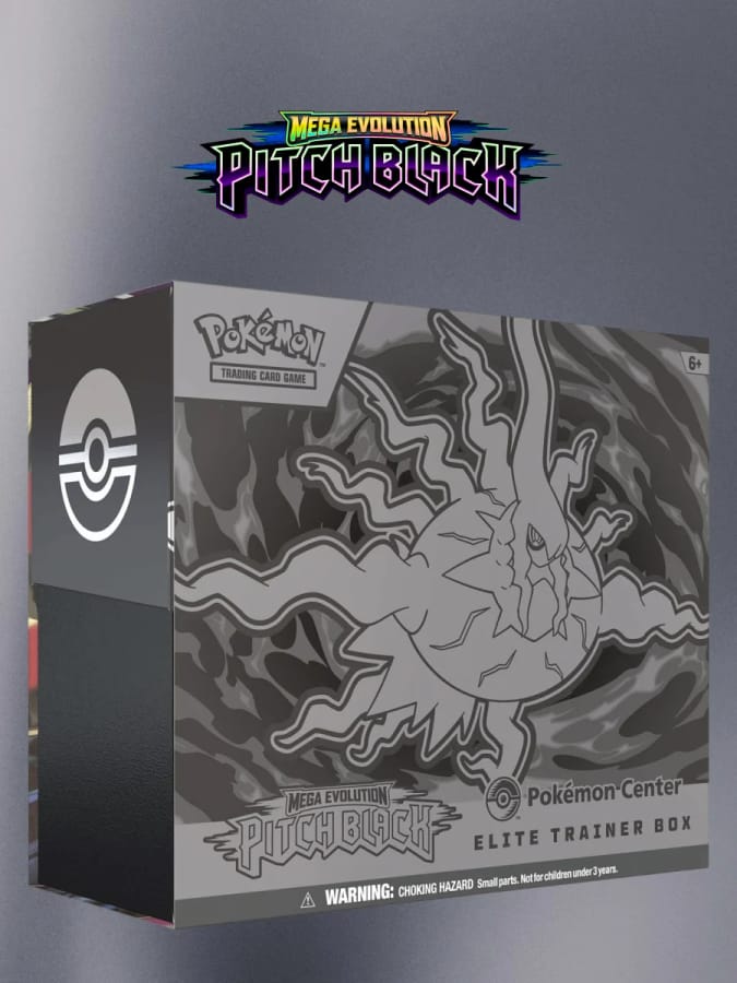 Pokémon Center PITCH BLACK Elite Trainer Box