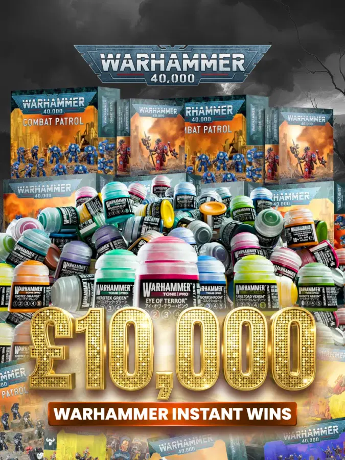 Warhammer Army & Paint Bundle! £10,000 Warhammer Prizes