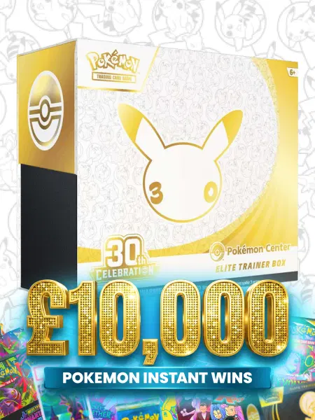 Pokémon 30TH CELEBRATION ETB! £10,000 Pokémon Prizes
