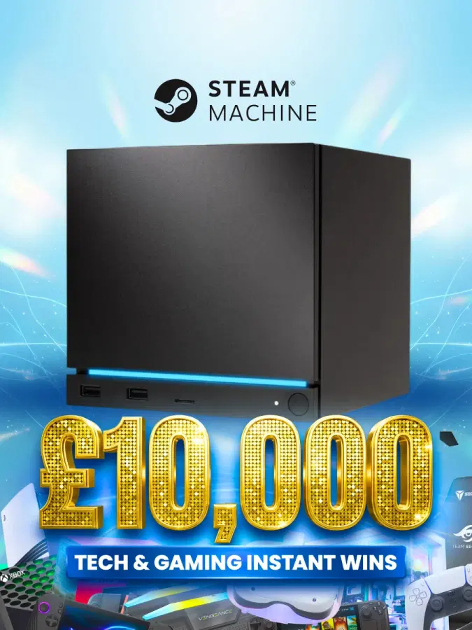 NEW! STEAM Machine! £10,000 Gaming Prizes