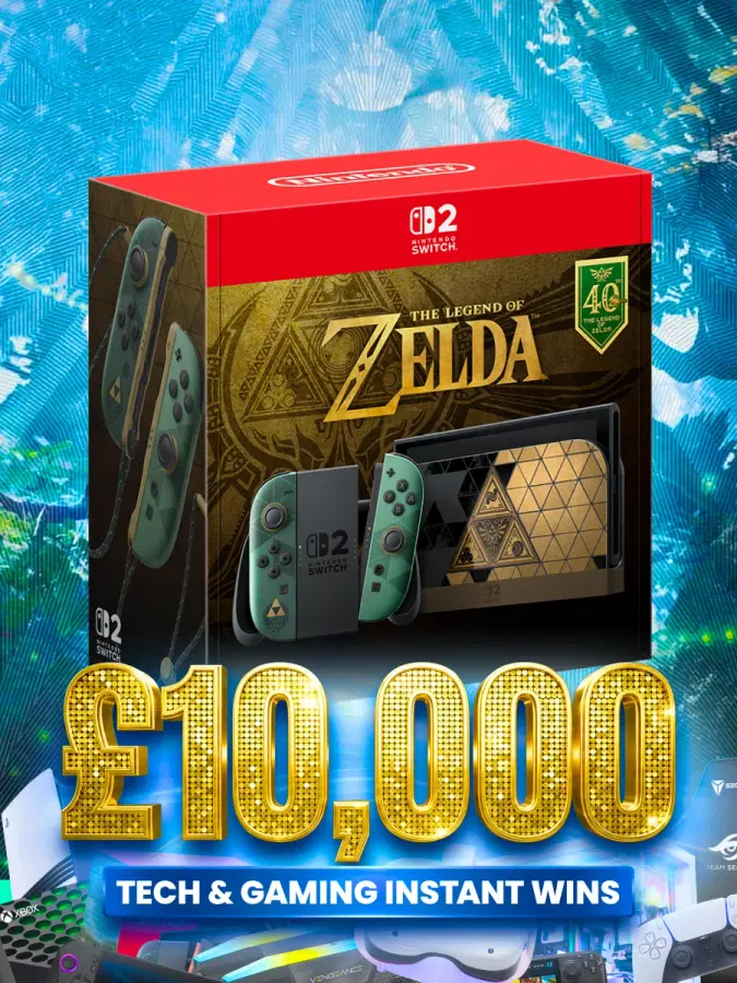 NEW! SWITCH 2 The Legend of Zelda 40th Anniversary Edition! £10,000 Gaming Prizes