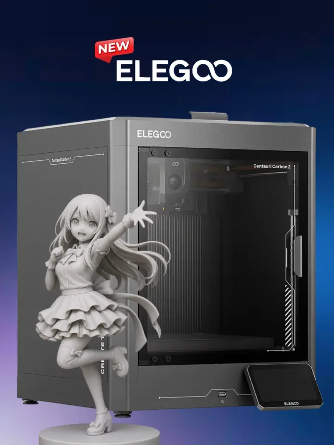 NEW ELEGO 3D PRINTER - Centauri Carbon 2