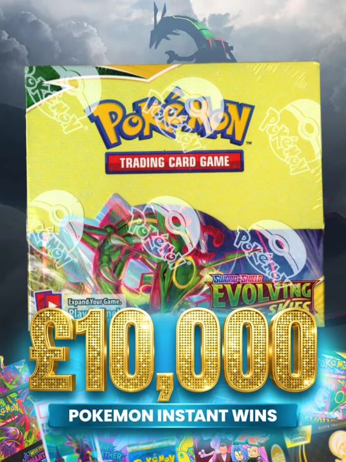 Pokémon EVOLVING SKIES Booster Box! £10,000 Pokémon Prizes