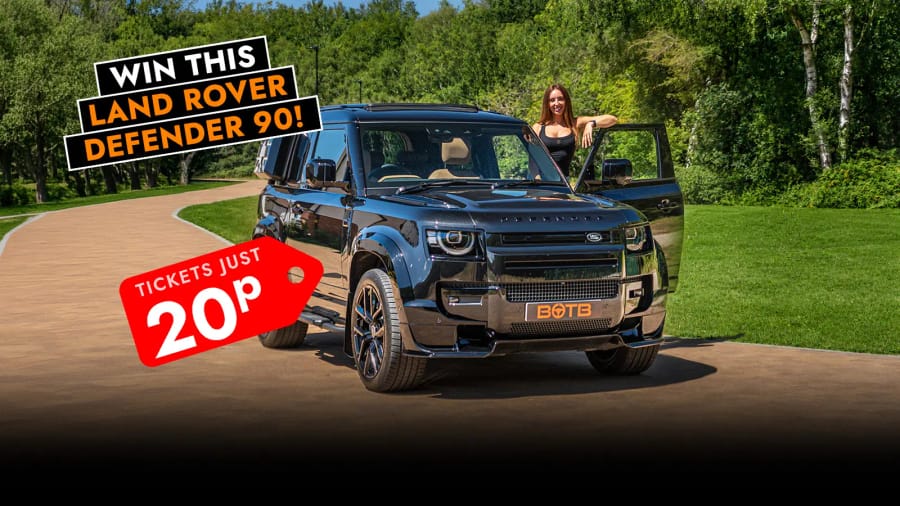 Time is Running Out! Win A British Icon – This Land Rover Defender 90 for Only 20p!