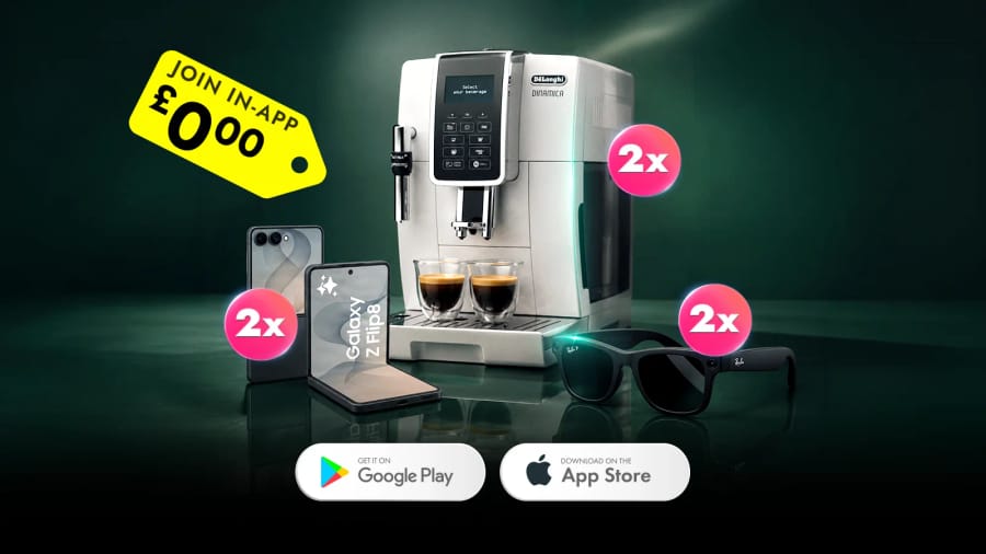 2x Z Flip8 and 2x Ray-Ban and 2x Delonghi Machine For Free!