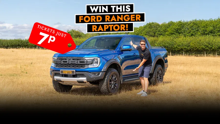 Built To Go Anywhere - Win This £46k Ford Ranger Raptor For Just 7p