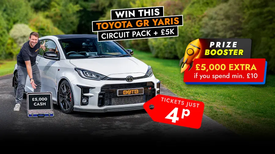 Turbocharged Driver’s Dream Toyota GR Yaris Circuit Pack + £5K Prize Boost