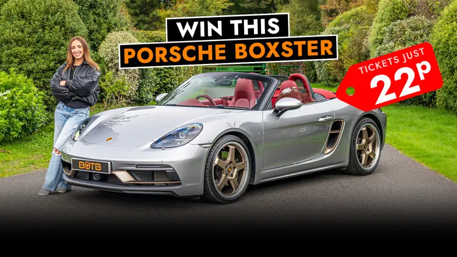 Feel the Porsche Performance - Win This 718 Boxster 25 Years Edition for Just 22p!