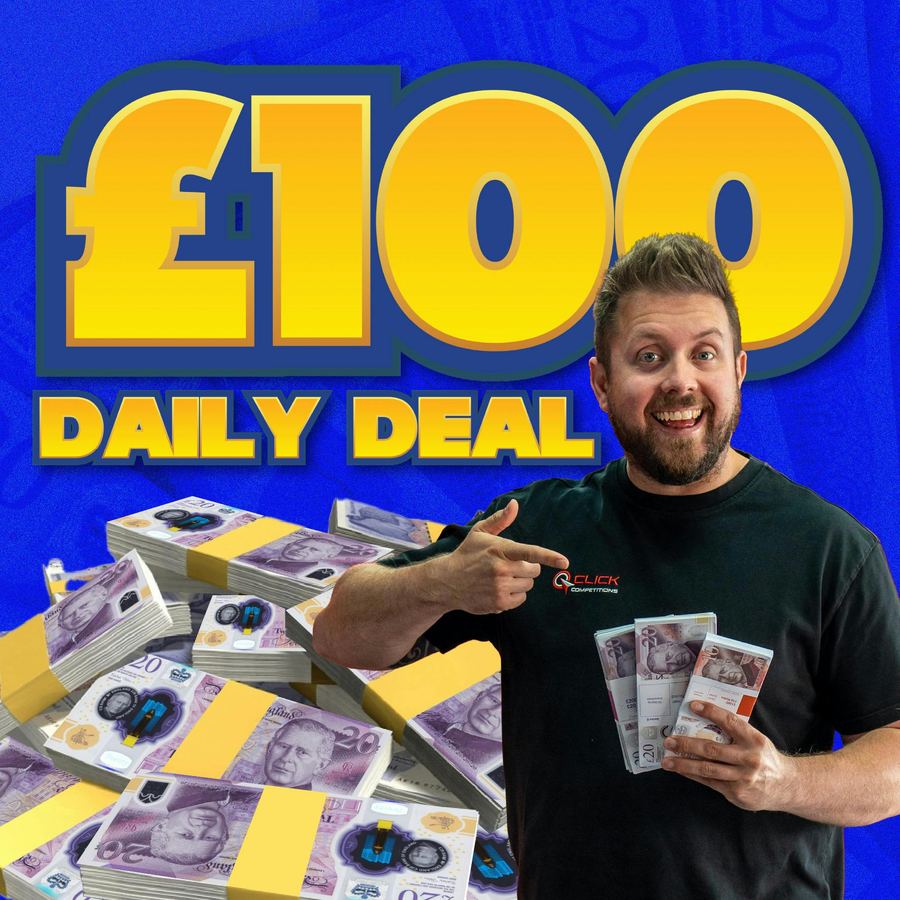 Win £100 Tax Free Cash *Daily Deal*