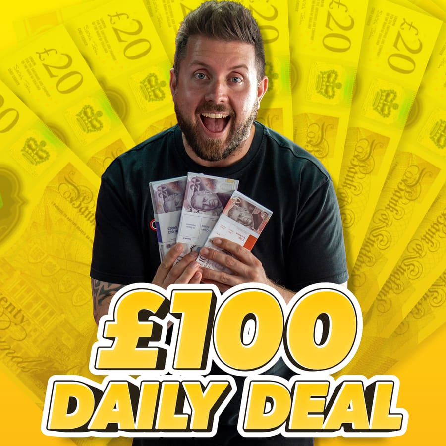 Win £100 Tax Free Cash *Wednesday Daily Deal*