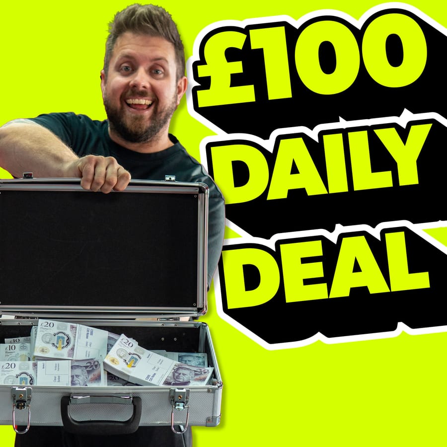 Win £100 Tax Free Cash *Monday Daily Deal*