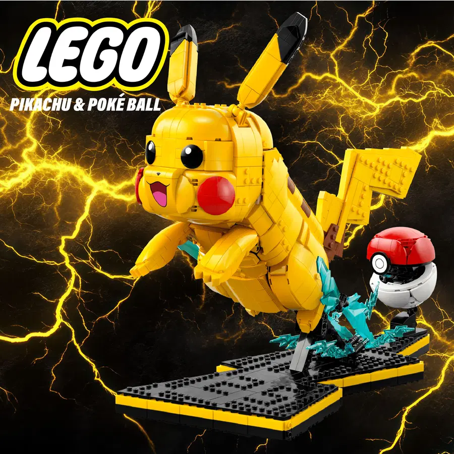 Win this Lego Pikachu and Poké Ball Set!