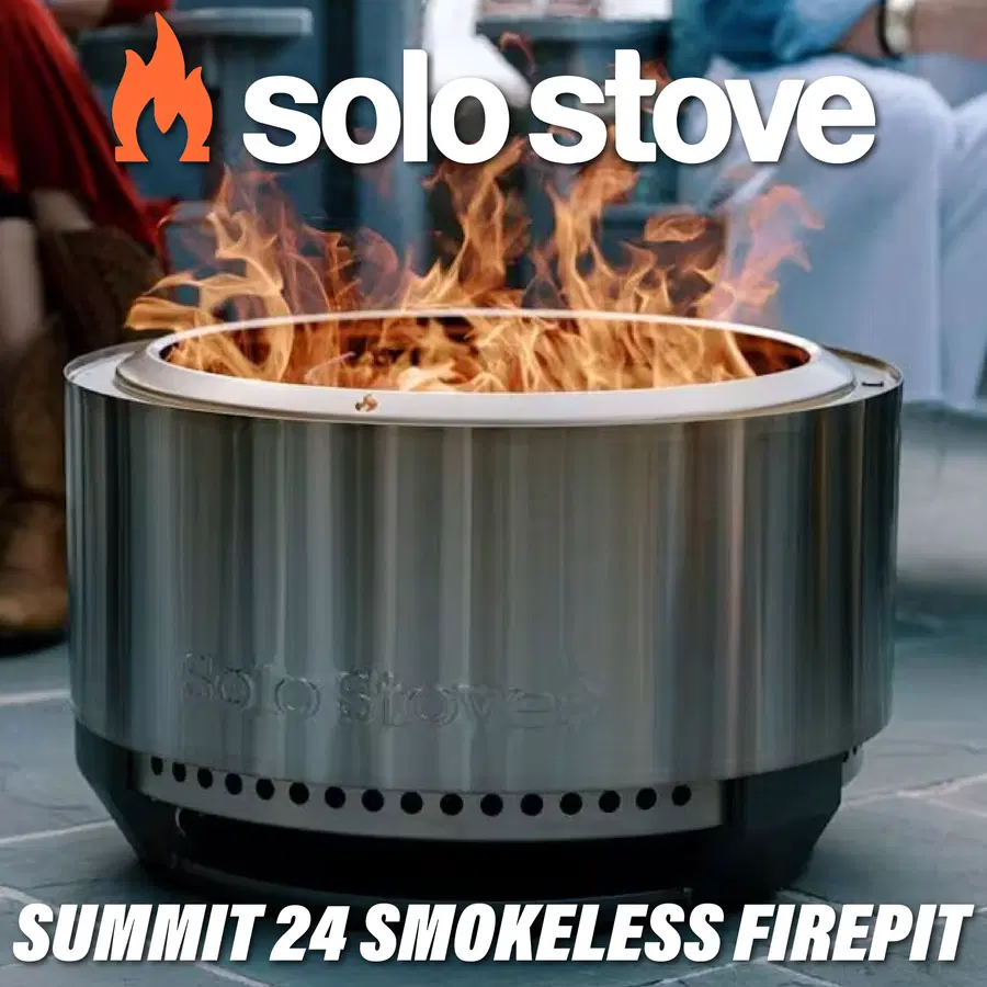 Win This Solo Stove Summit 24 Smokeless Firepit!