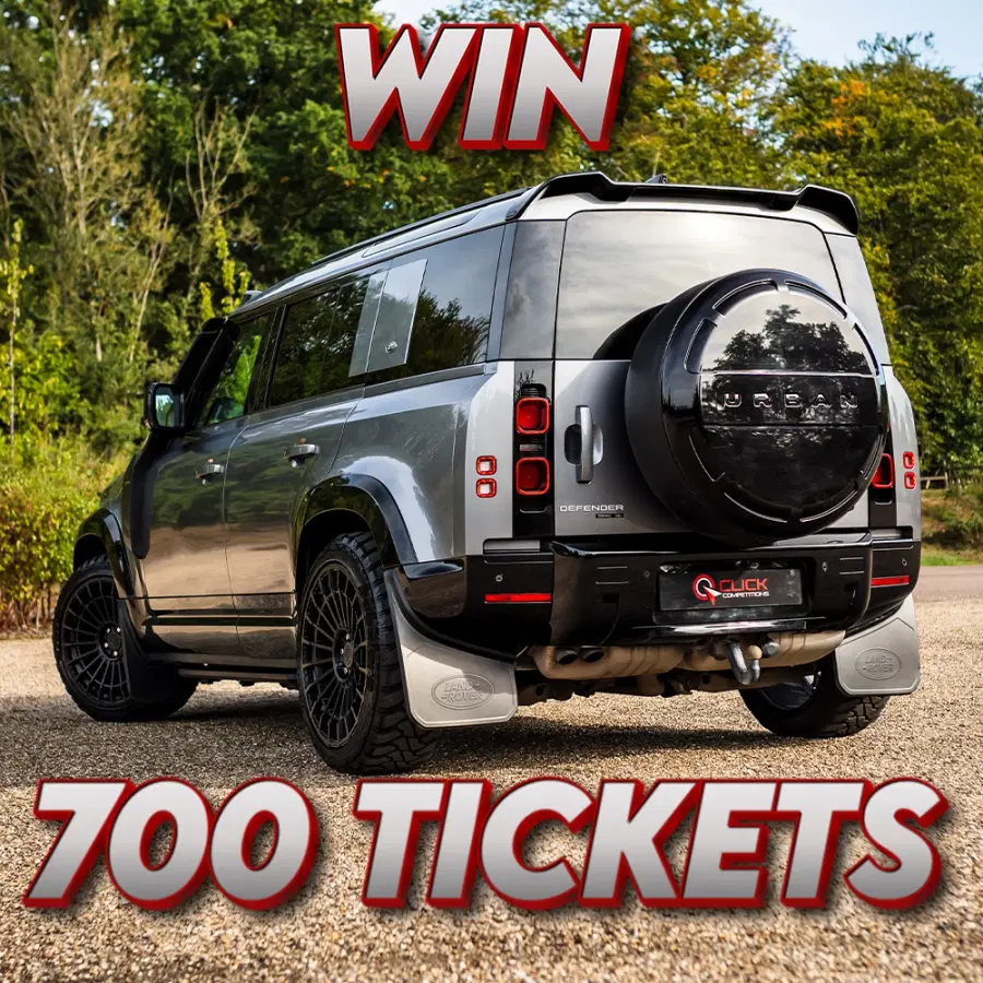 Win 700 Tickets into the Land Rover Defender 110 SE D Competition!