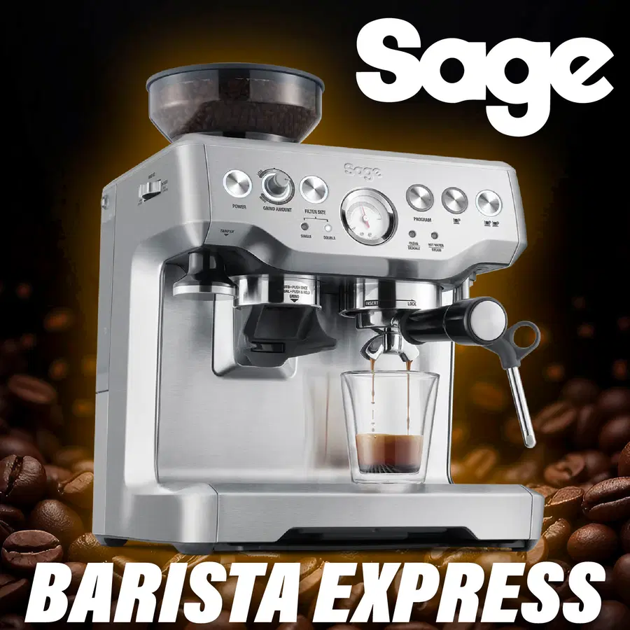 Win this Sage The Barista Express Coffee Machine!