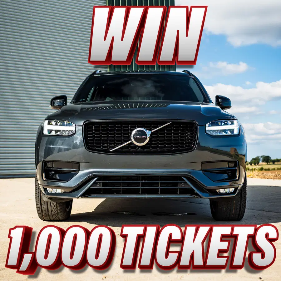 Win 1,000 Tickets into the Volvo XC90 B5 R-Design + £5,000 Cash Competition!