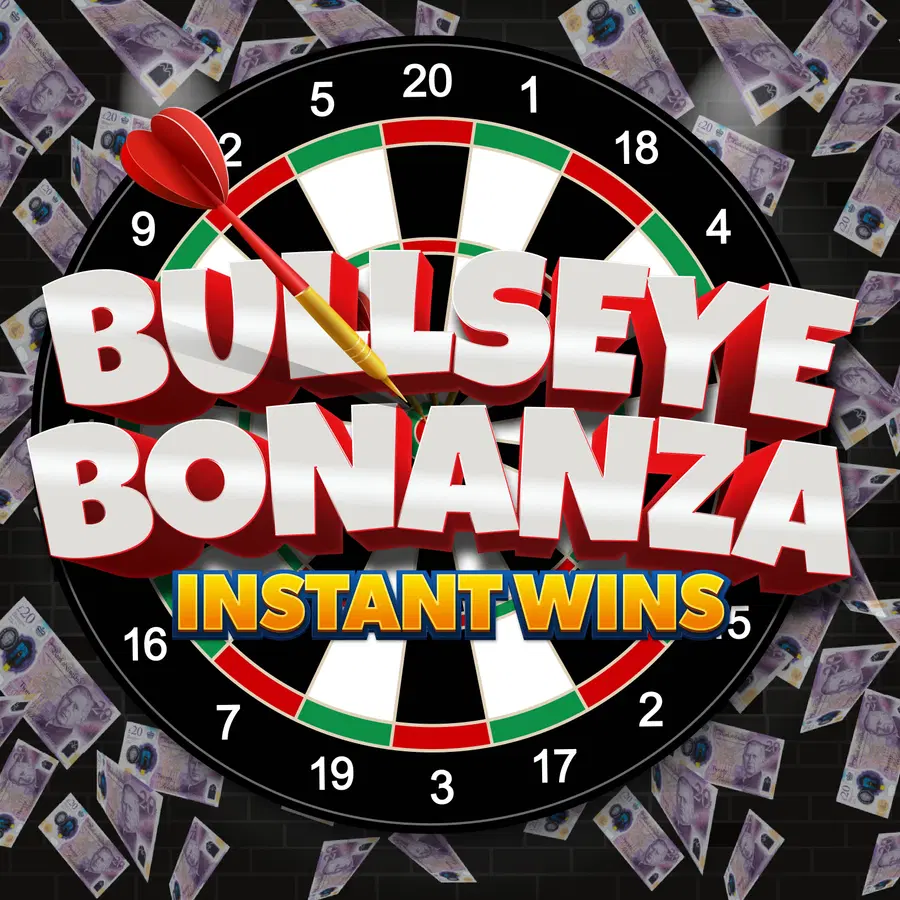 Bullseye Bonanza - Over 2,800 Instant Wins + £500 End Prize!