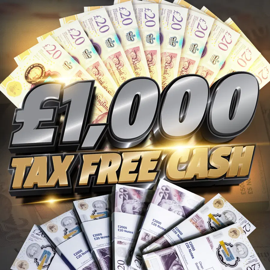 Win £1,000 Tax Free Cash!