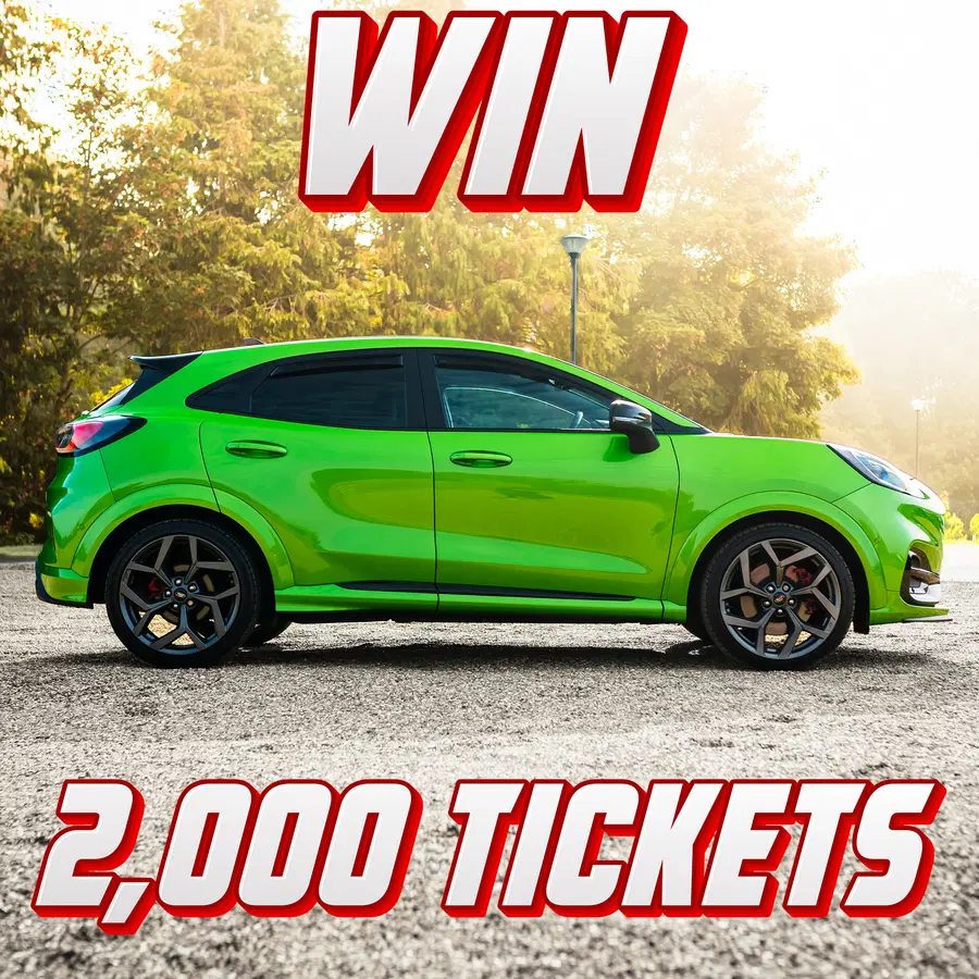 Win 2,000 Tickets into the Ford Puma ST + £1,000 Cash Competition!