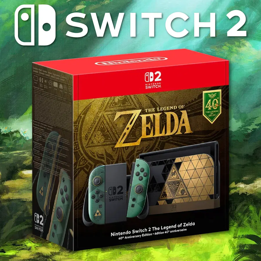 Win This NINTENDO Switch 2- Legend of Zelda 40th Anniversary Edition Console!