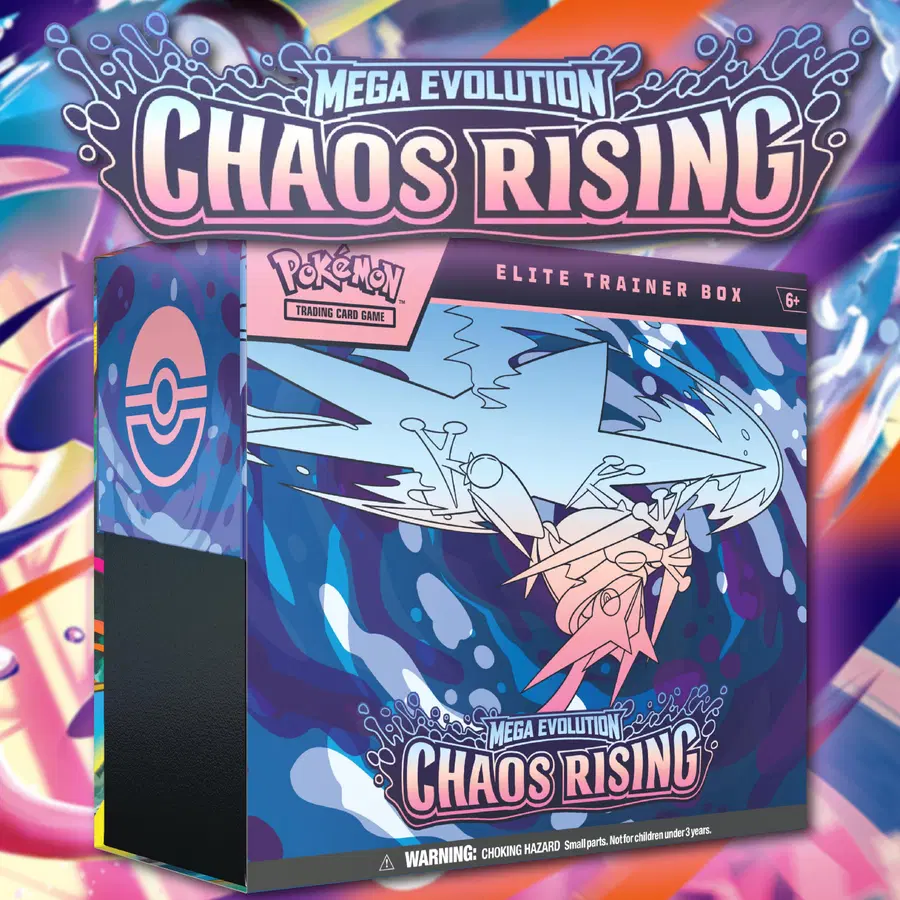 Win This Pokémon Mega Evolution Chaos Rising Elite Trainer Box!