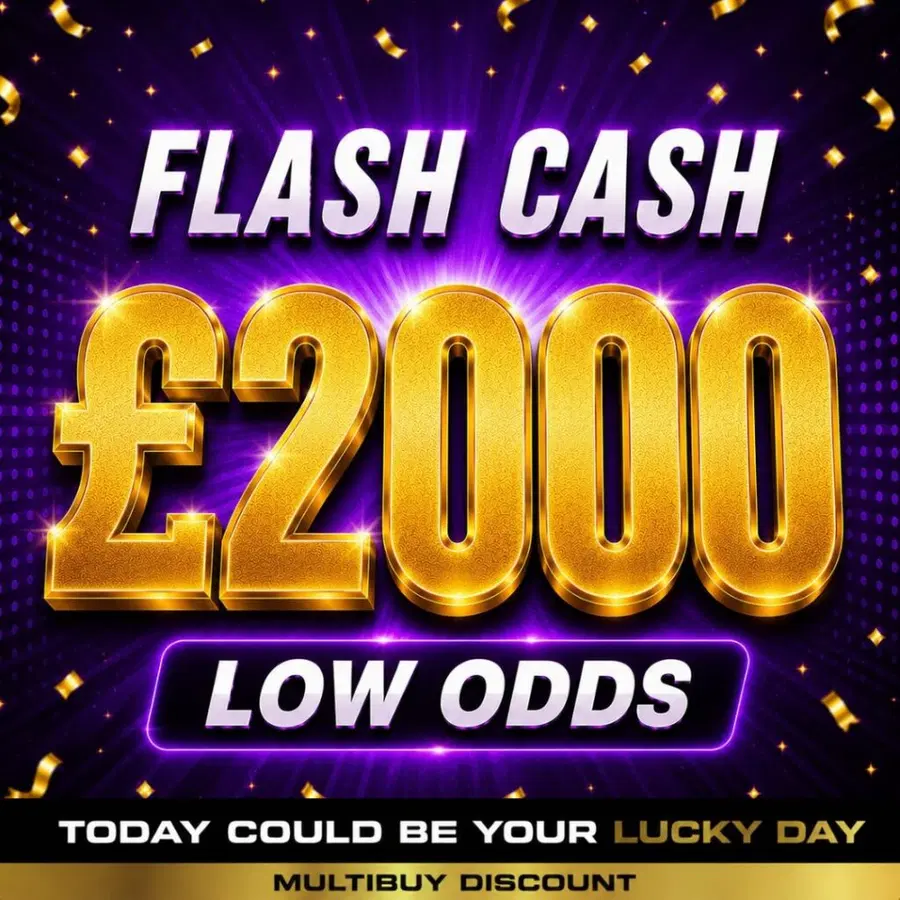 Flash Cash £2000 for £19.97 #5