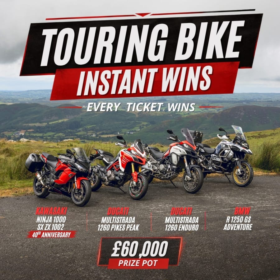 Touring Bike Instant Wins – EVERY TICKET WINS!